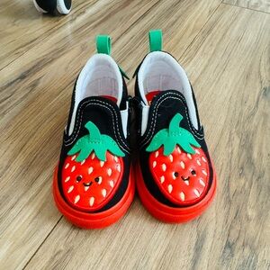 Toddler Strawberry Slip On Vans